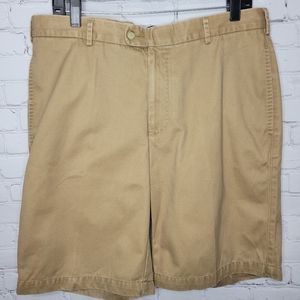Peter Millar sz 34 Pima Cotton Twill Khaki Shorts Golf
